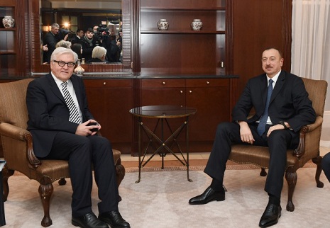 Azerbaijani president meets with German FM - PHOTOS